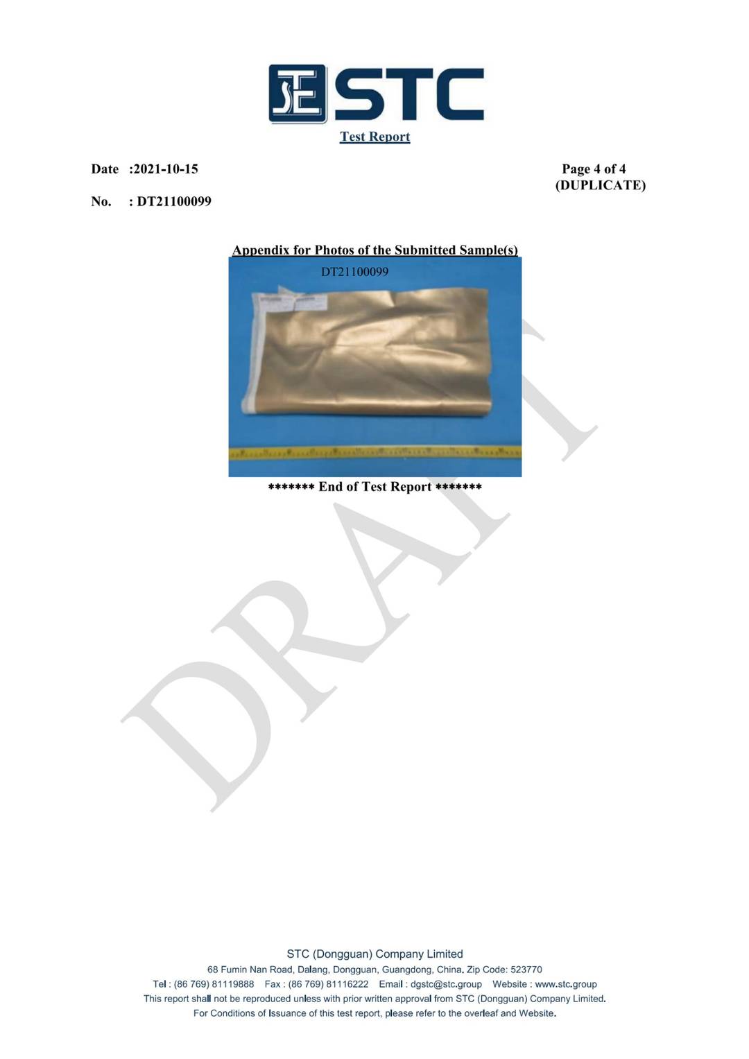 Faux Leather-color fastness, abrasion test report page 5 - PDL Furniture