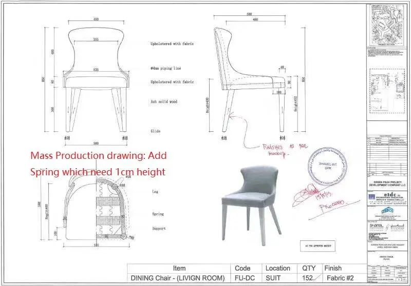 Mass Production Drawing (add Spring)
