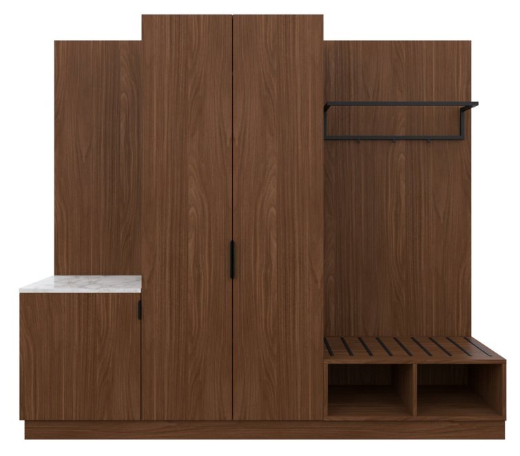 Modern Hotel Guest Room Set Cabinet Set with Minibar