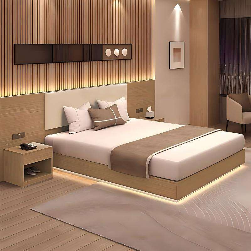 Apartment-Style Casegoods Set Bed Reference 01
