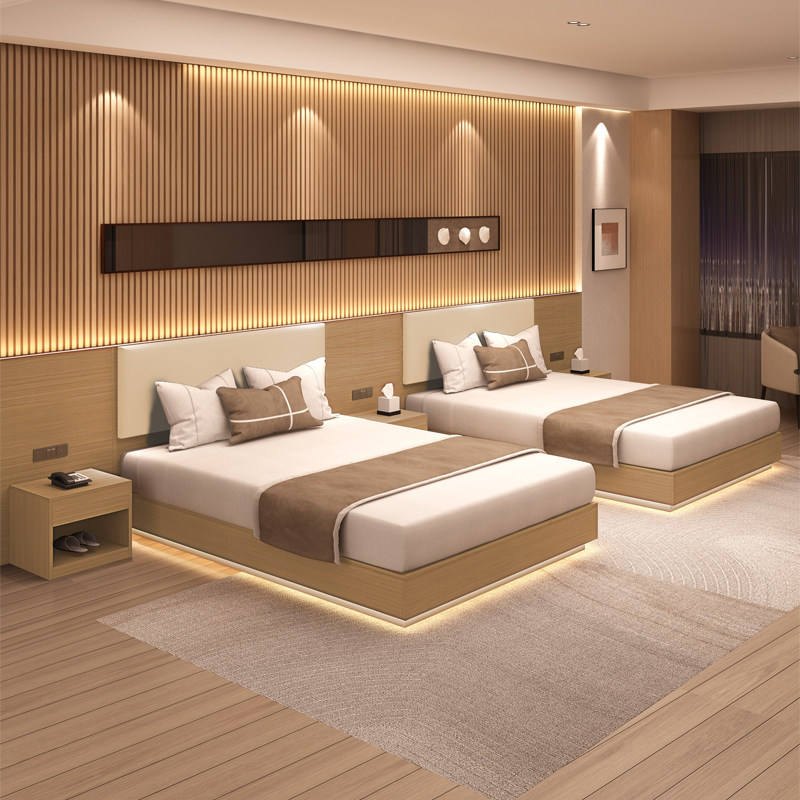Apartment-Style Casegoods Set Bed Reference 02