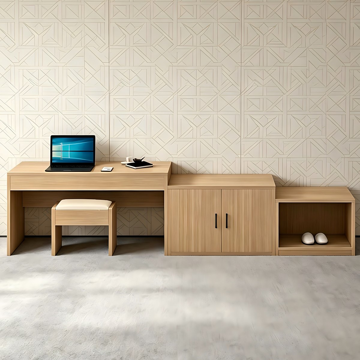 Apartment-Style Casegoods Set TV Cabinet Reference 02