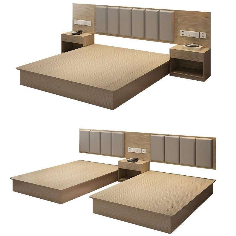 Guest Room Millwork and Storage Set Bed Set Reference 02