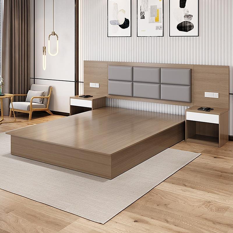 Guest Room Millwork and Storage Set Bed Reference 03